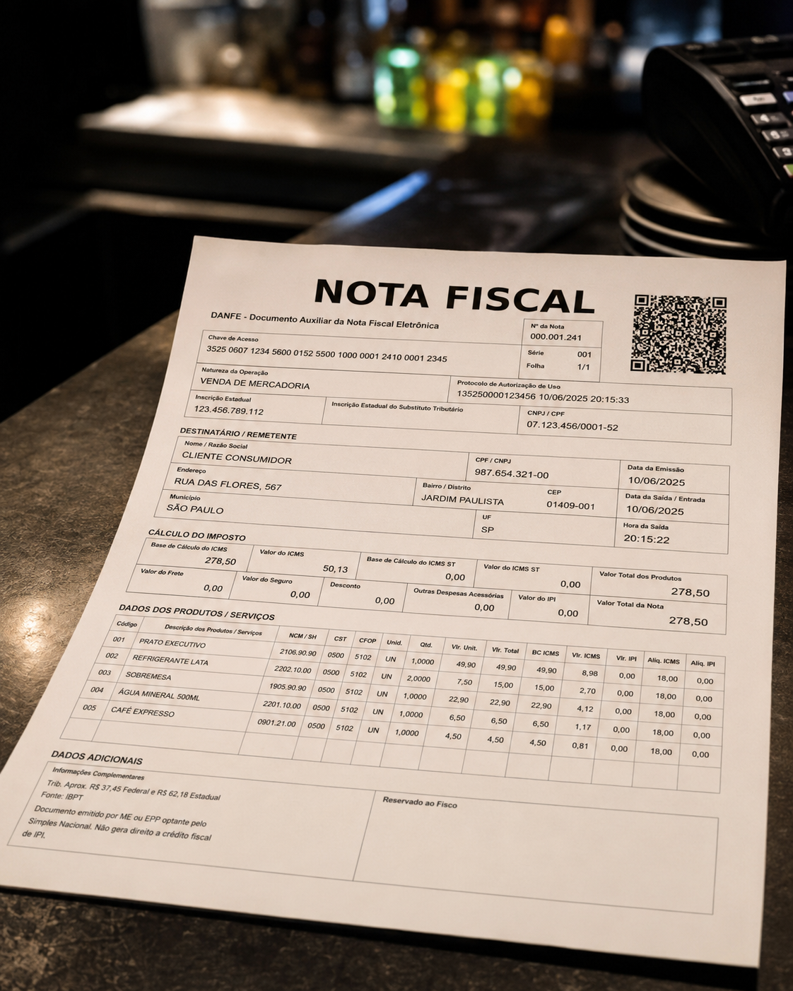 Fornecedor no Food Service